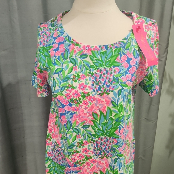 Floral Print Women's Dress - Picture 2 of 4
